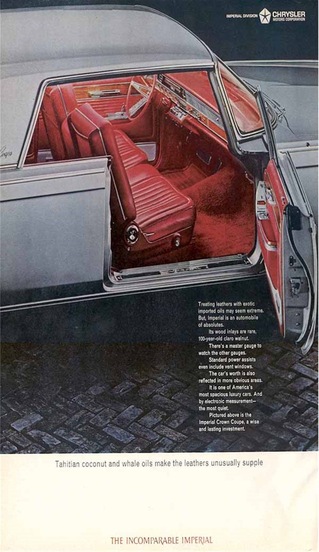 Chrysler Imperial 1966 #779 publicidad impresa