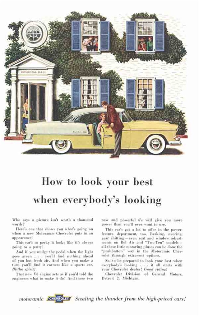 Chevrolet Bel Air 1955 #94 publicidad impresa