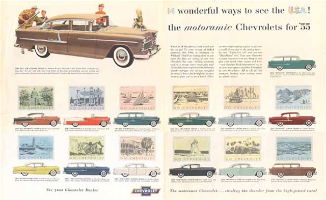 Chevrolet Varios 1955 #95 publicidad impresa