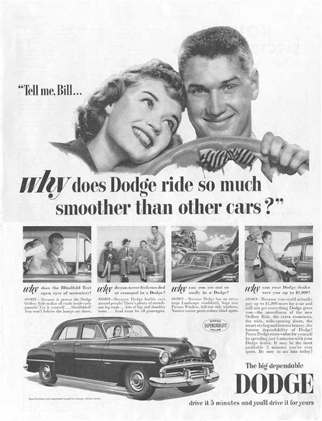 Dodge Coronet 1951 #269 publicidad impresa
