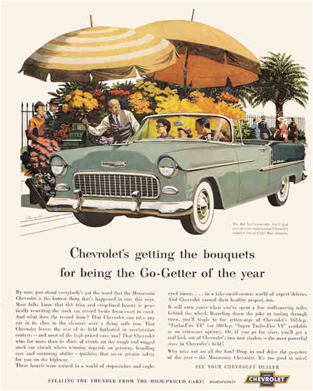 Chevrolet Bel Air 1955 #96 publicidad impresa