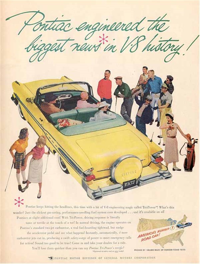 Pontiac Varios 1957 #470 publicidad impresa