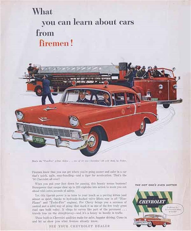 Chevrolet 210 1955 #97 publicidad impresa