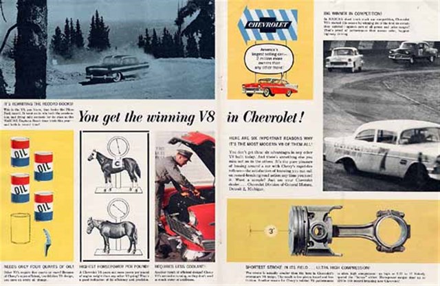 Chevrolet Varios 1956 #883 publicidad impresa