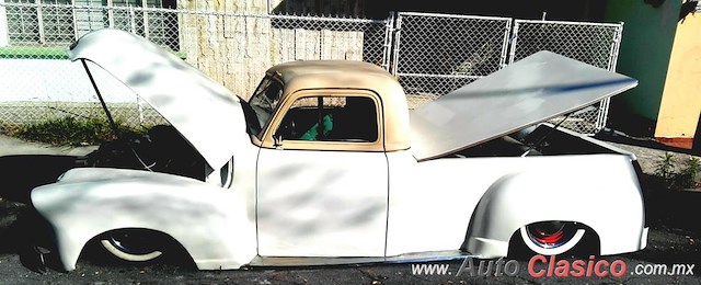 1950 chevrolet pick up 3100 - Desfile Monterrey Día Nacional del Auto Antiguo