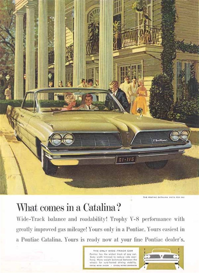 Pontiac Catalina 1961 #585 publicidad impresa