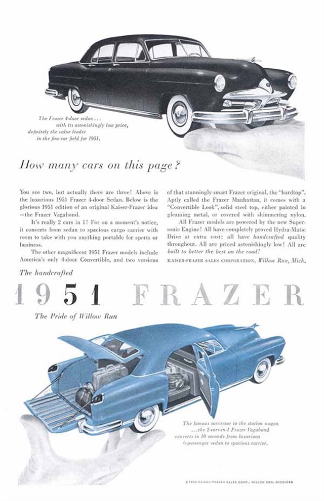 Kaiser-Frazer Varios 1951 #275 publicidad impresa
