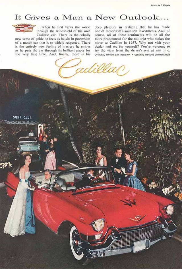 Cadillac Serie 62 1957 #375 publicidad impresa