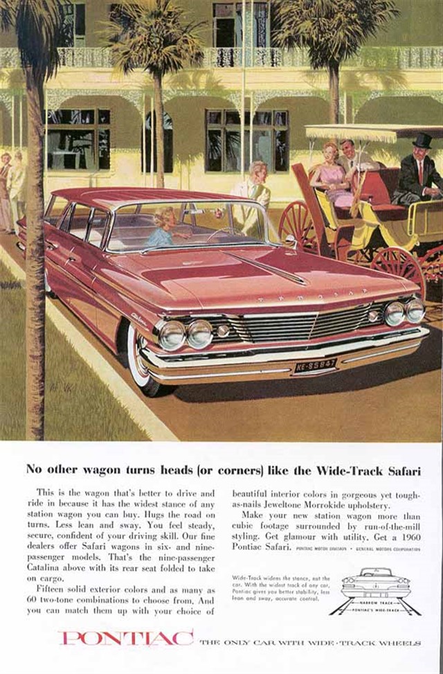 Pontiac Safari 1960 #587 publicidad impresa