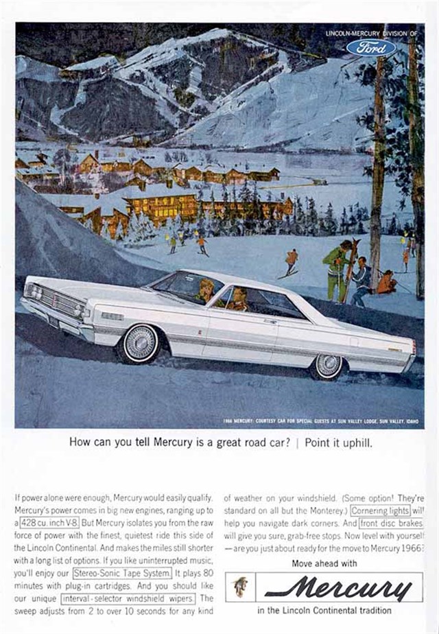 Mercury Park Lane 1966 #788 publicidad impresa