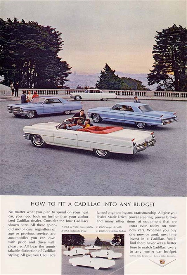 Cadillac Varios 1964 #989 publicidad impresa