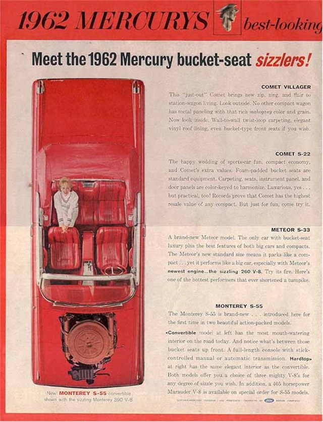 Mercury Varios 1962 #691 publicidad impresa