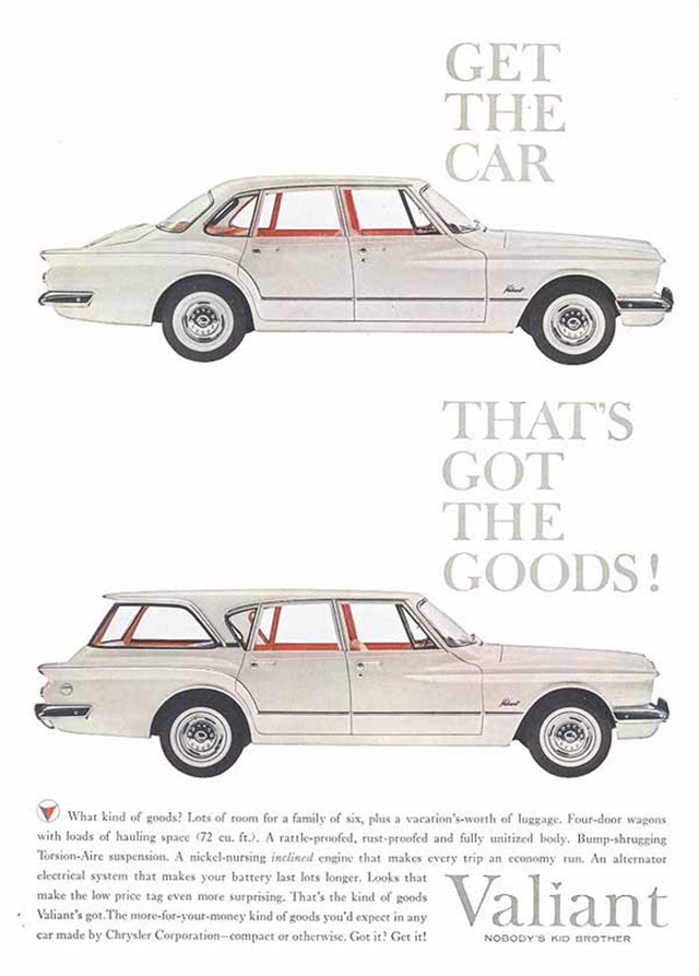 Plymouth Valiant 1960 #592 publicidad impresa