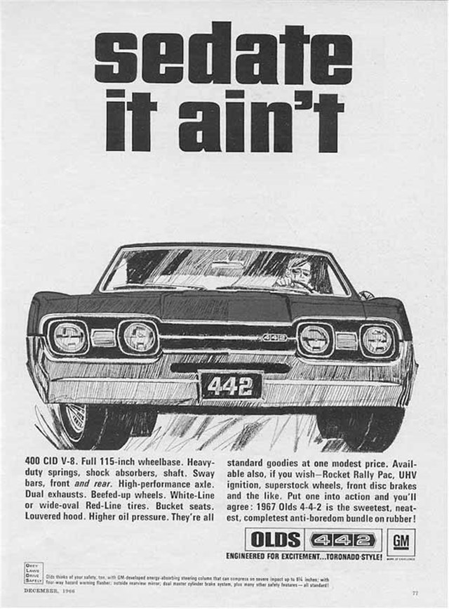 Oldsmobile Varios 1967 #792 publicidad impresa