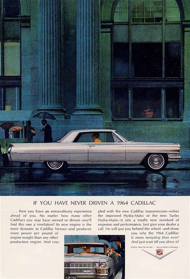 Cadillac de Ville 1964 #992 publicidad impresa