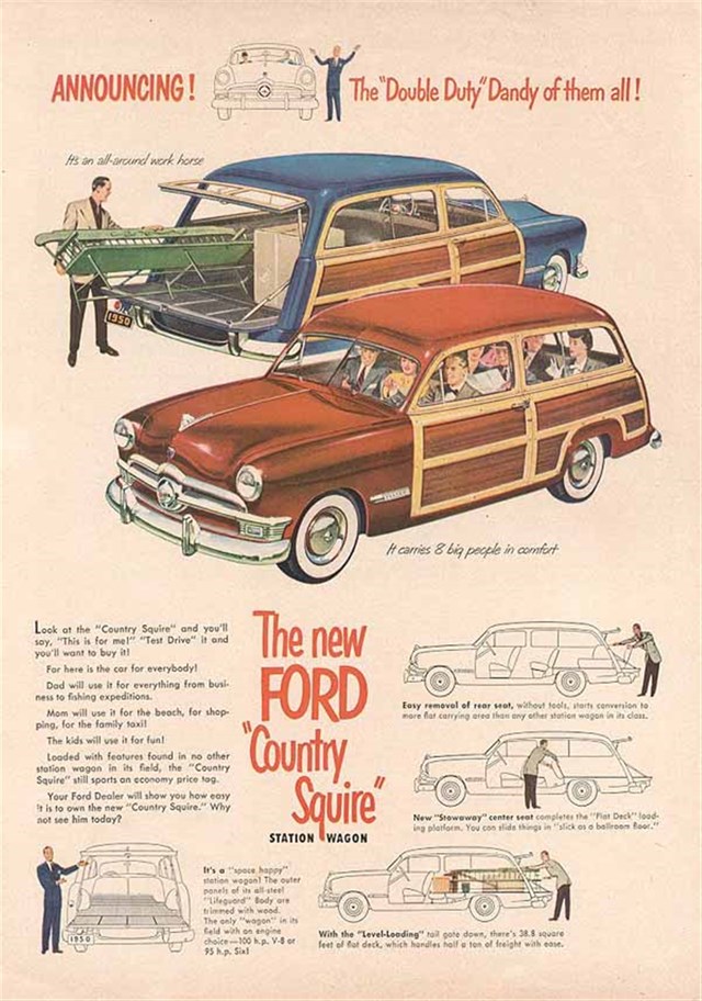 Advertising of Ford Vagoneta 1950 #184