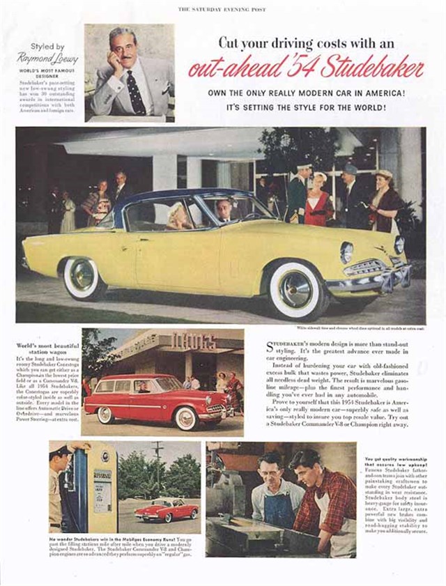 Studebaker Varios 1954 #481 publicidad impresa