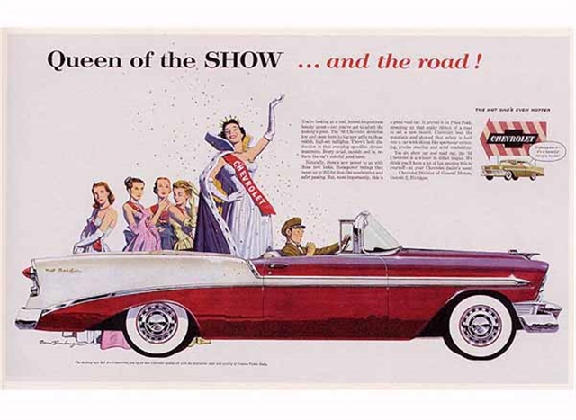 Chevrolet Bel Air 1956 #893 publicidad impresa