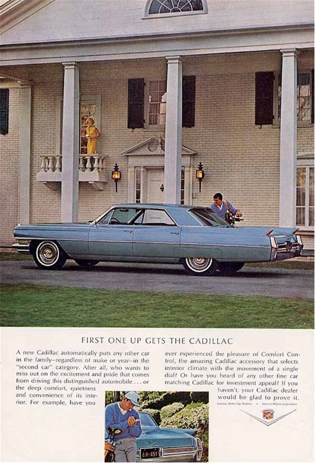 Cadillac de Ville 1964 #993 publicidad impresa