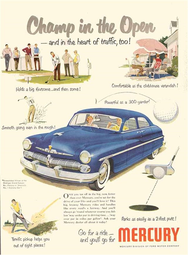 Mercury Varios 1950 #282 publicidad impresa