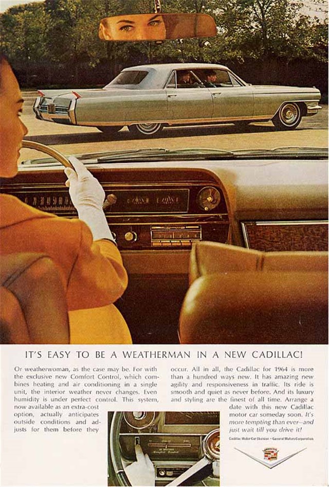 Cadillac de Ville 1964 #994 publicidad impresa