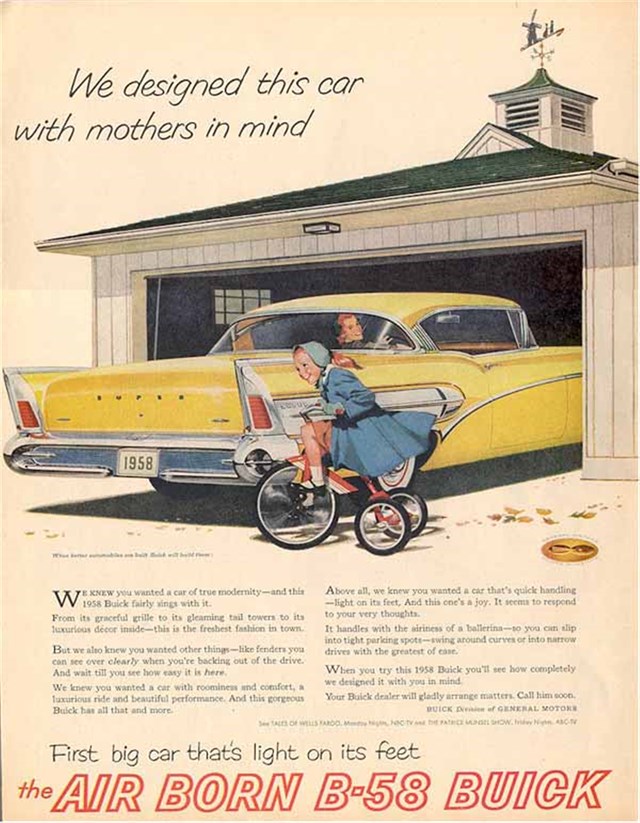 Buick Air Born 1958 #483 publicidad impresa