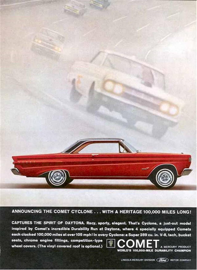 Mercury Comet 1964 #695 publicidad impresa