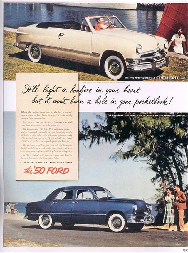 Ford Varios 1950 #187 publicidad impresa