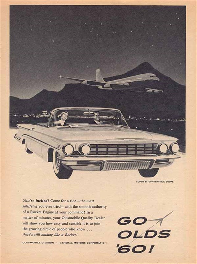 Oldsmobile Super 88 1960 #596 publicidad impresa