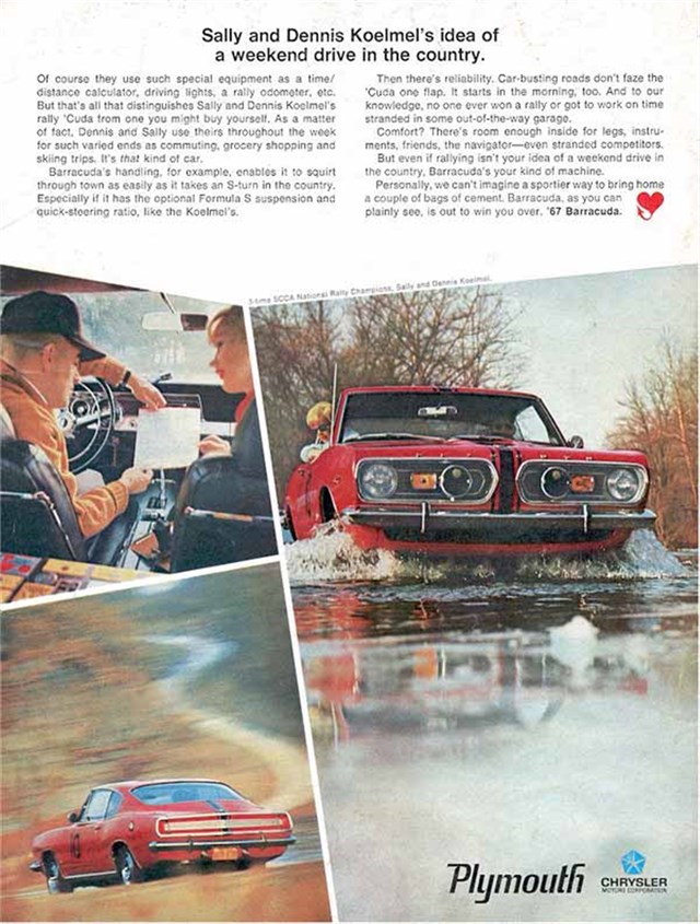 Plymouth Barracuda 1967 #796 publicidad impresa