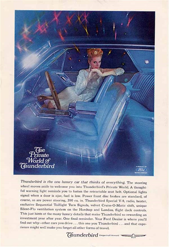 Ford Thunderbird 1965 #996 publicidad impresa