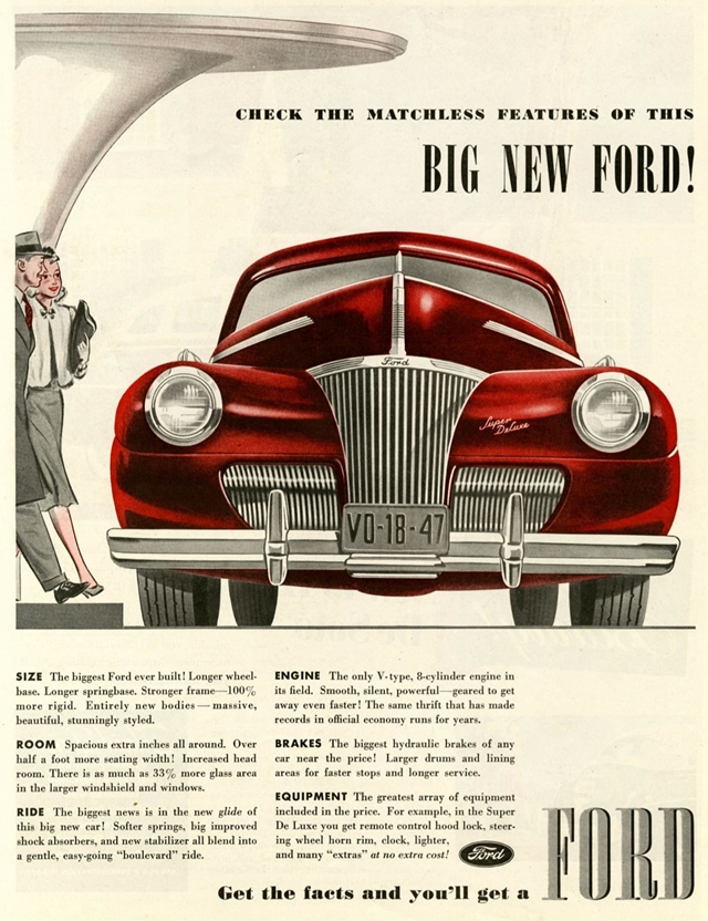 Advertising of Ford Varios 1941 #1265