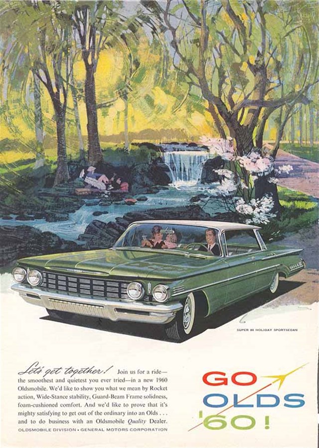 Oldsmobile Super 88 1960 #597 publicidad impresa
