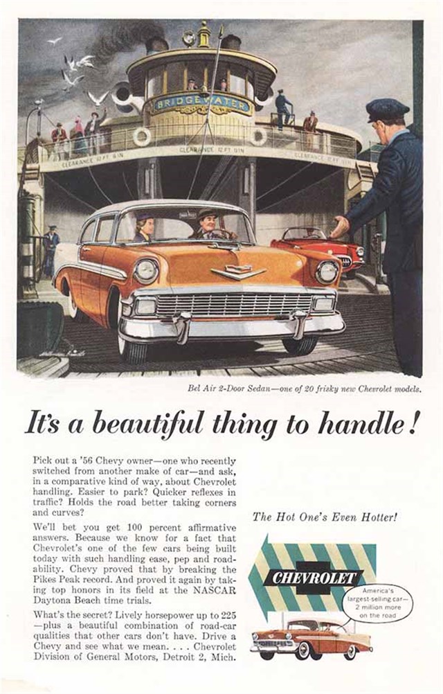 Chevrolet Bel Air 1956 #386 publicidad impresa