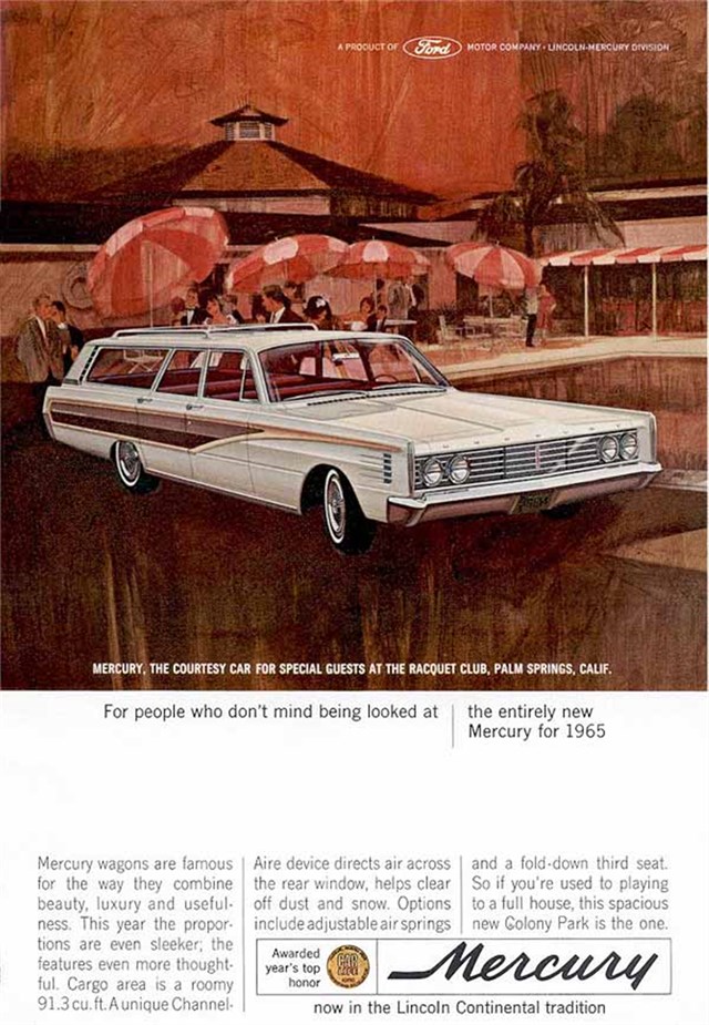 Mercury Colony Park 1965 #698 publicidad impresa