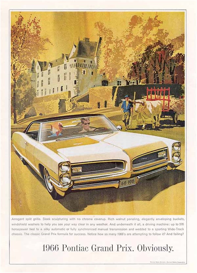 Pontiac Grand Prix 1966 #798 publicidad impresa