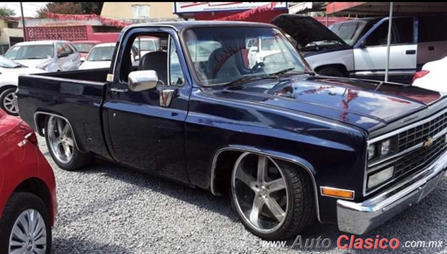 1986 chevrolet silverado - Día Nacional del Auto Antiguo Monterrey 2019