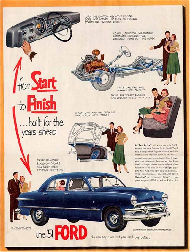 Ford Varios 1951 #190 publicidad impresa