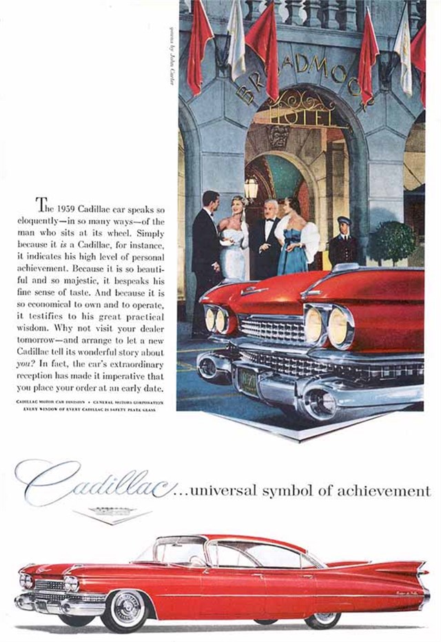 Cadillac Serie 62 1958 #487 publicidad impresa
