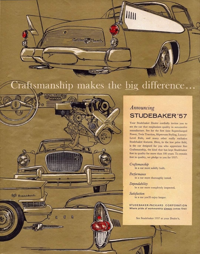 Advertising of Studebaker Varios 1957 #1163