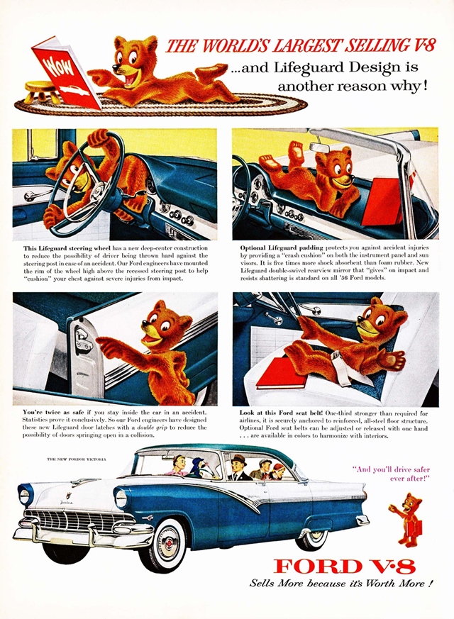 Advertising of Ford Victoria 1956 #1214