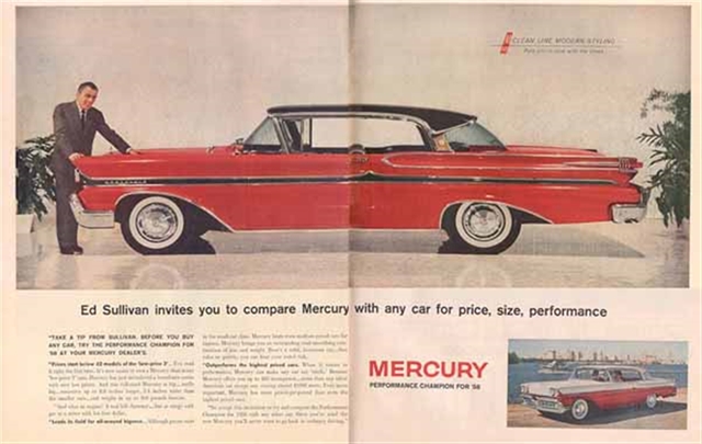 Mercury Park Lane 1958 #518 publicidad impresa