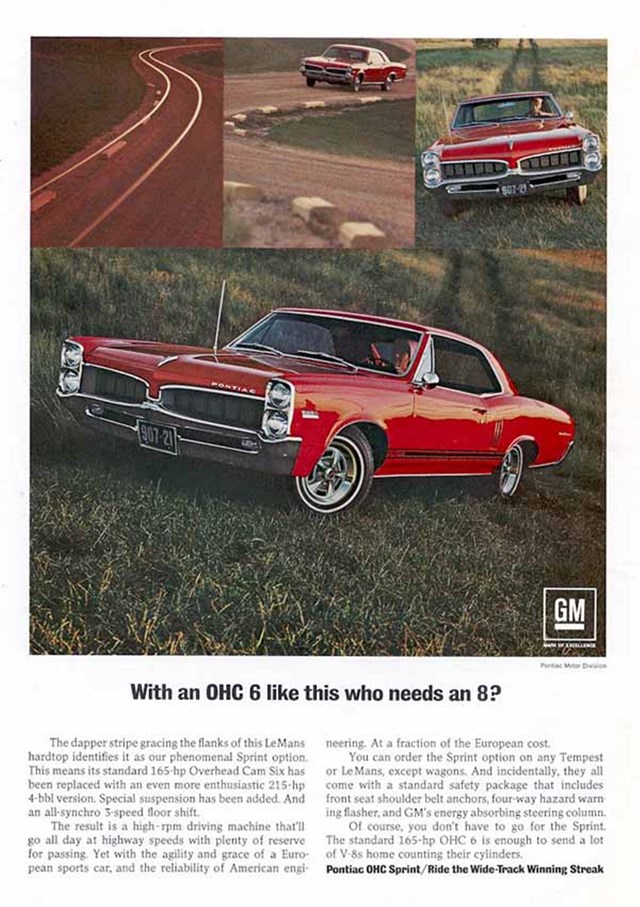 Advertising of Pontiac LeMans 1967 #800