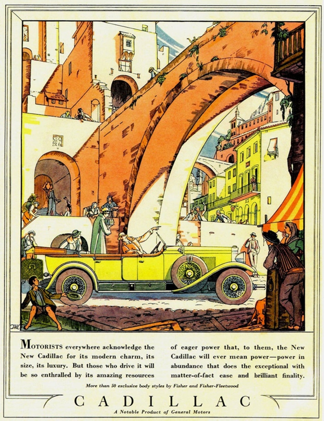 Cadillac Varios 1928 #1267 publicidad impresa