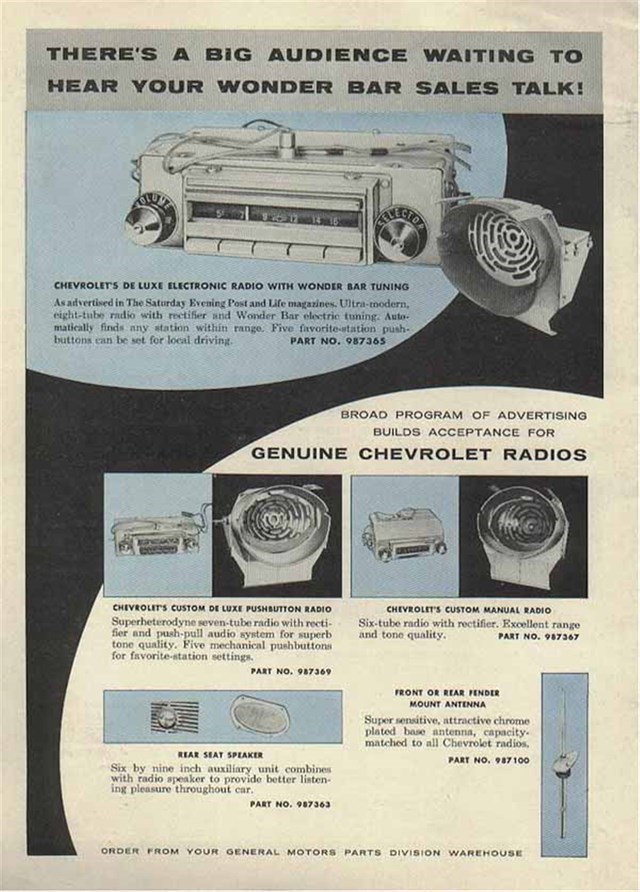 Chevrolet Varios 1956 #389 publicidad impresa