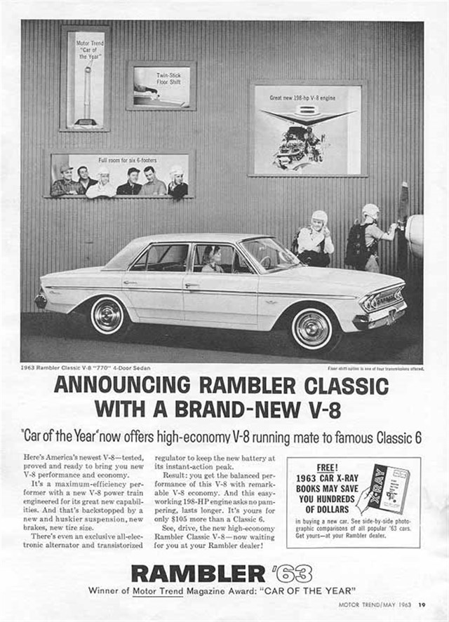 Nash Rambler 1963 #701 publicidad impresa