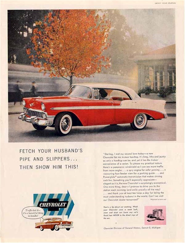 Chevrolet Bel Air 1956 #901 publicidad impresa