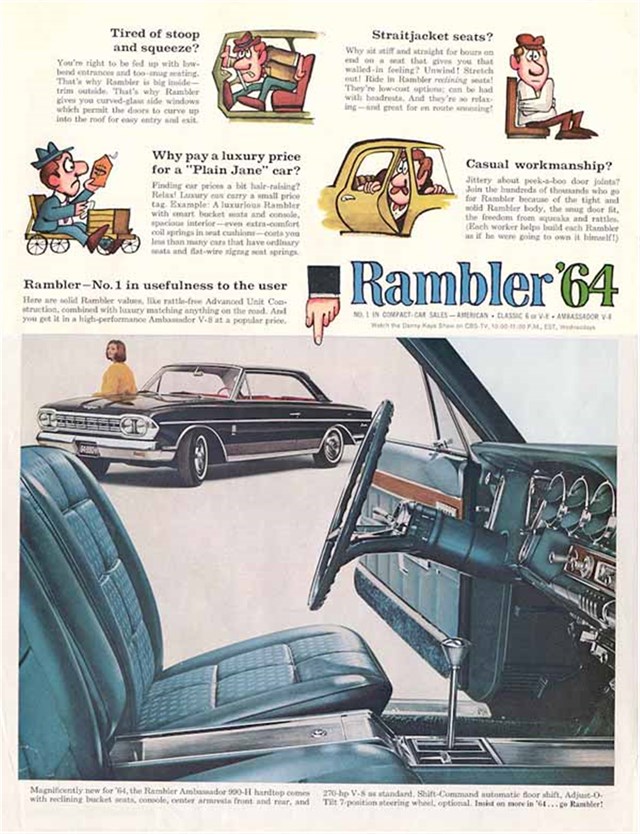Advertising of Nash Rambler 1964 #702