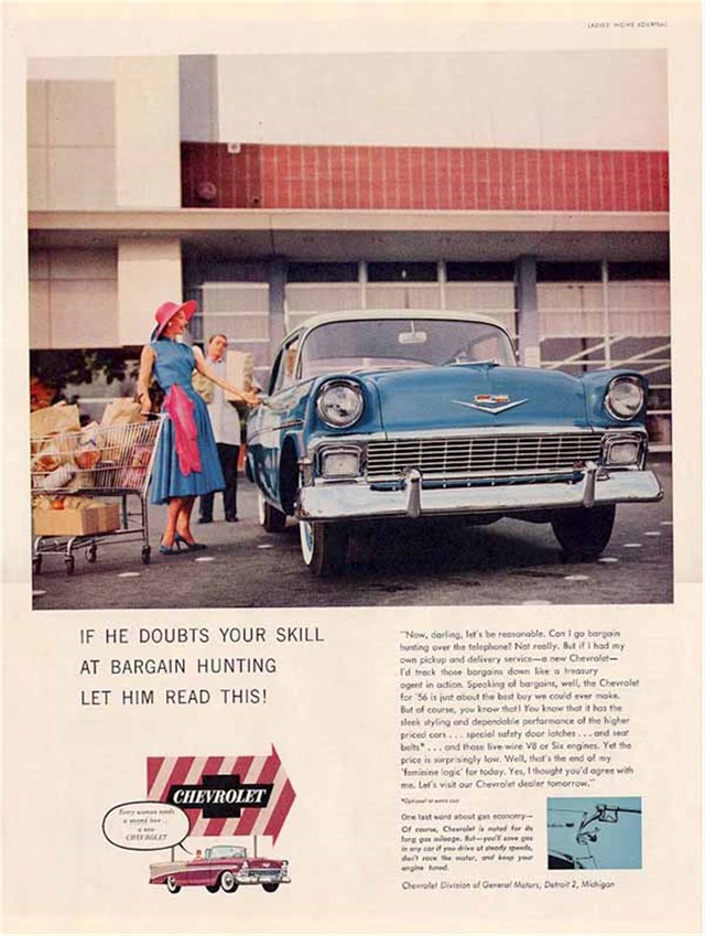 Chevrolet 210 1956 #902 publicidad impresa