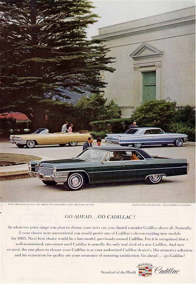 Cadillac Varios 1965 #1002 publicidad impresa